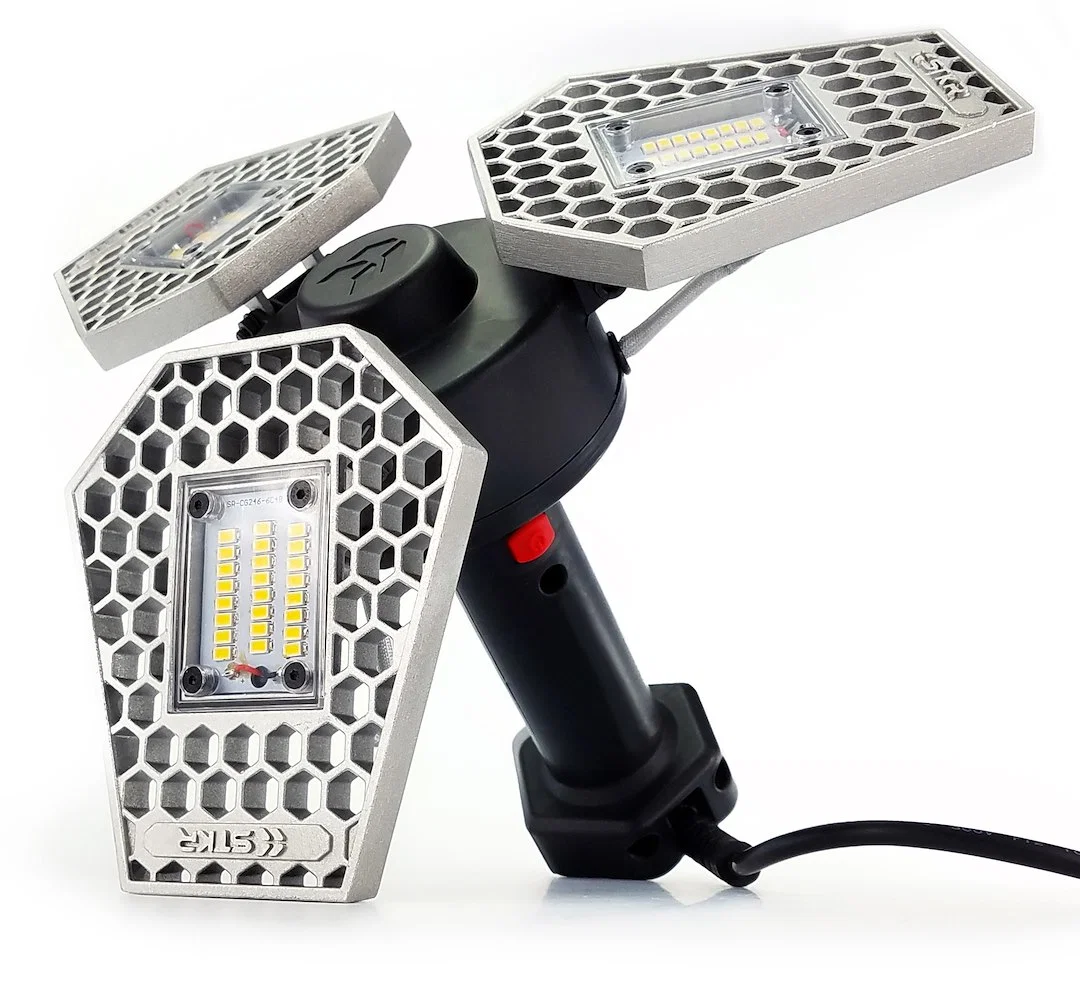 00177 – STKR CONCEPT Flashlight, Hand Held/ Free Standing/ Hanging Hook White LED 3000 Lumens 110 To 240 Volt 24 Watt...